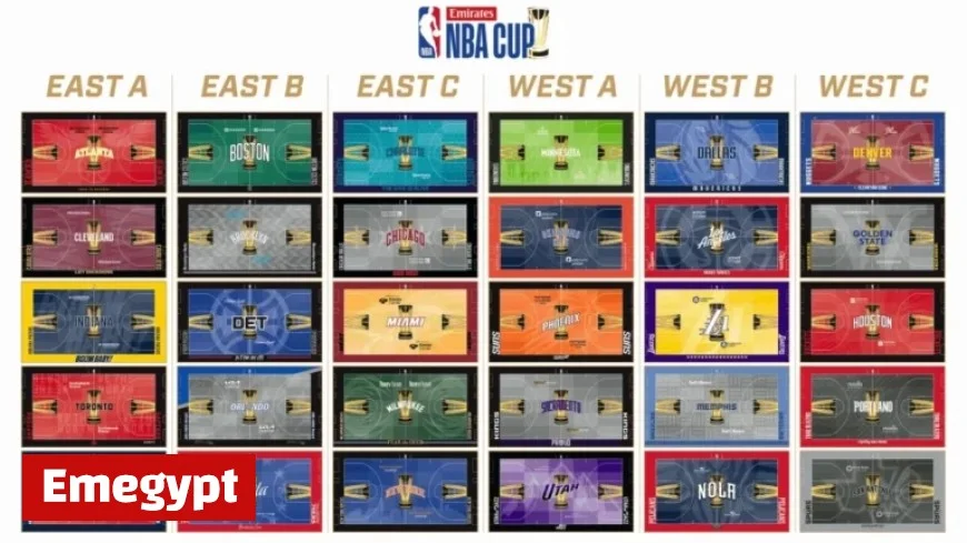 NBA Reveals 30 Team Courts for 2025 Emirates Cup