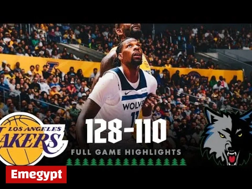 Minnesota Timberwolves Suffer 128-110 Defeat Against Los Angeles Lakers on October 24 2025