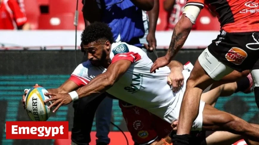 Rob Baloucoune’s Hat-Trick Falls Short as Lions End Ulster’s Unbeaten Streak 49-31