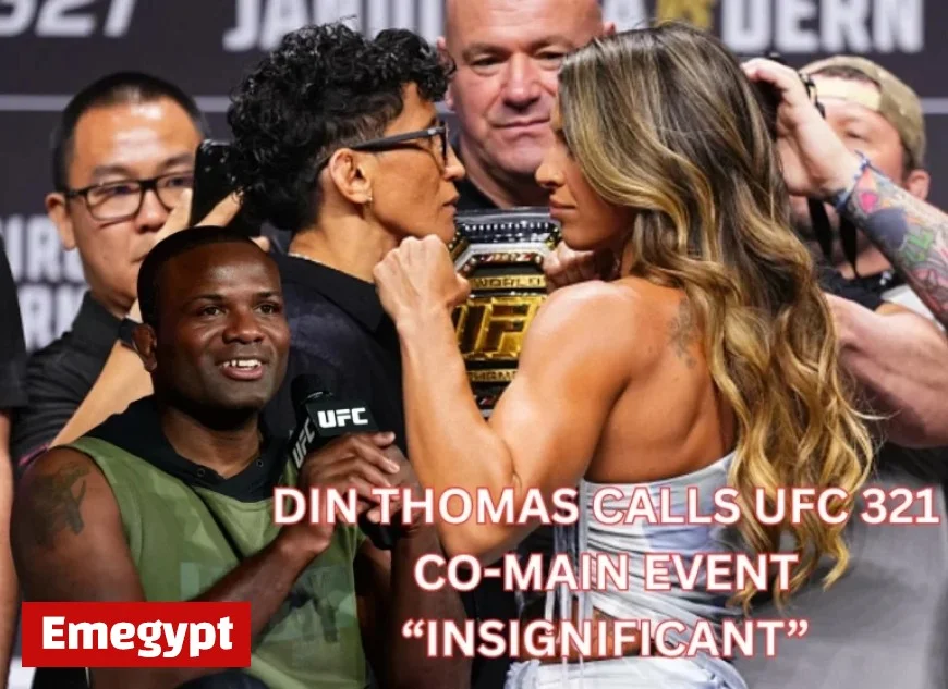 Din Thomas Critiques UFC 321 Co-Main Event as the Most Insignificant Title Fight in History