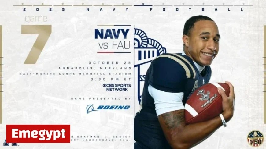Navy Football Hosts FAU in Historic Conference Showdown