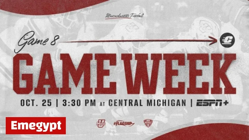 Massachusetts Football Faces Central Michigan This Saturday