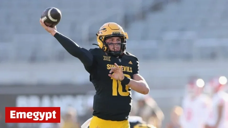 ASU QB Sam Leavitt Returns Against Houston After Injury Scare