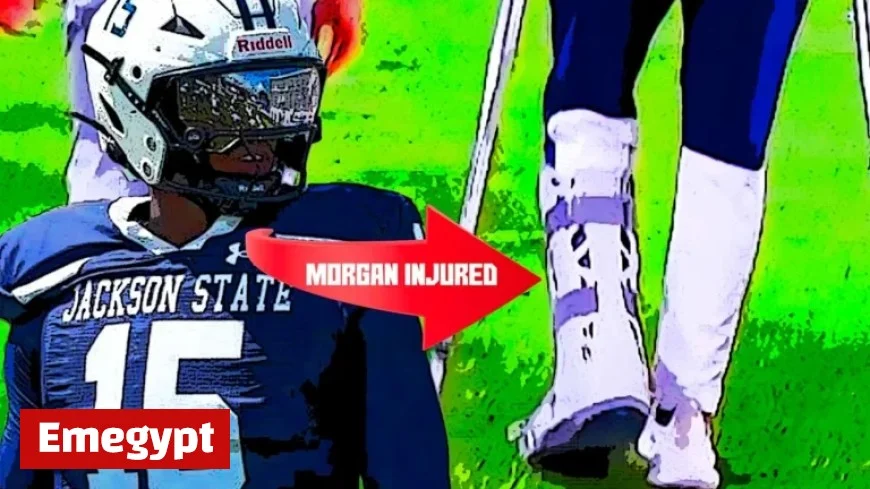 Jackson State QB JaCobian Morgan Injured, On Walking Boot at Las Vegas Classic