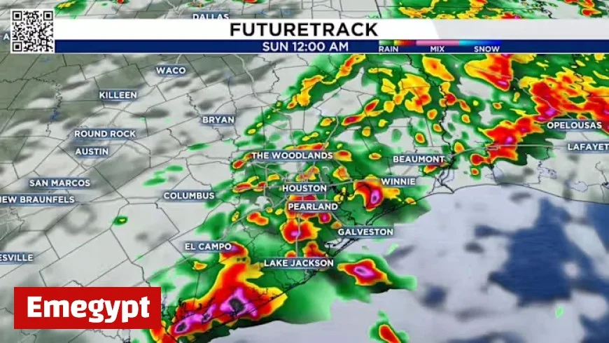 Severe Weather Strikes Houston; Brief Lull Before More Rain Tonight