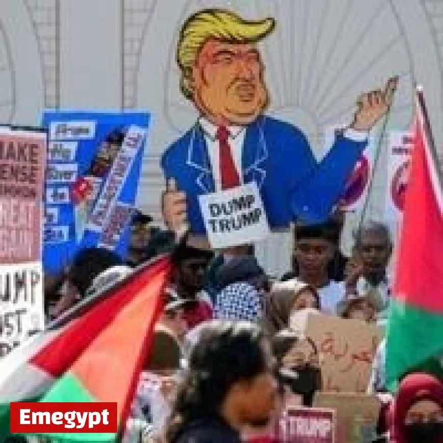 Protesters Rally Against Trump in Kuala Lumpur Demonstration