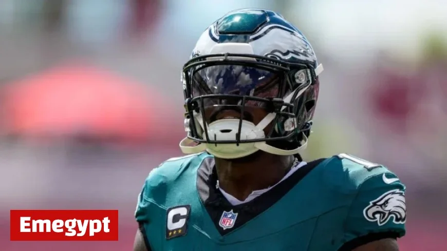 Eagles Face Giants Without WR Brown Due to Hamstring Injury