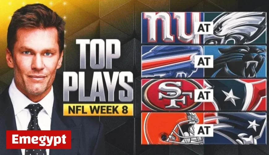 Live NFL Week 8 Scores: Giants vs. Eagles, 49ers vs. Texans, Browns vs. Patriots