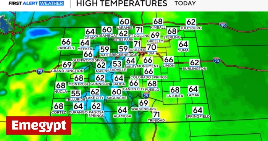 Sunny Sunday Warms Colorado Before Workweek Temperature Drop