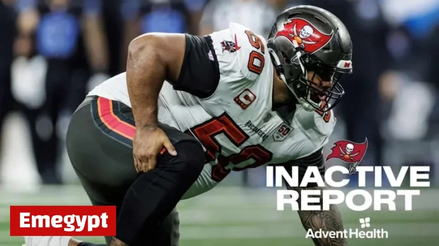 Vita Vea to Play as Bucs Face Saints in Superdome