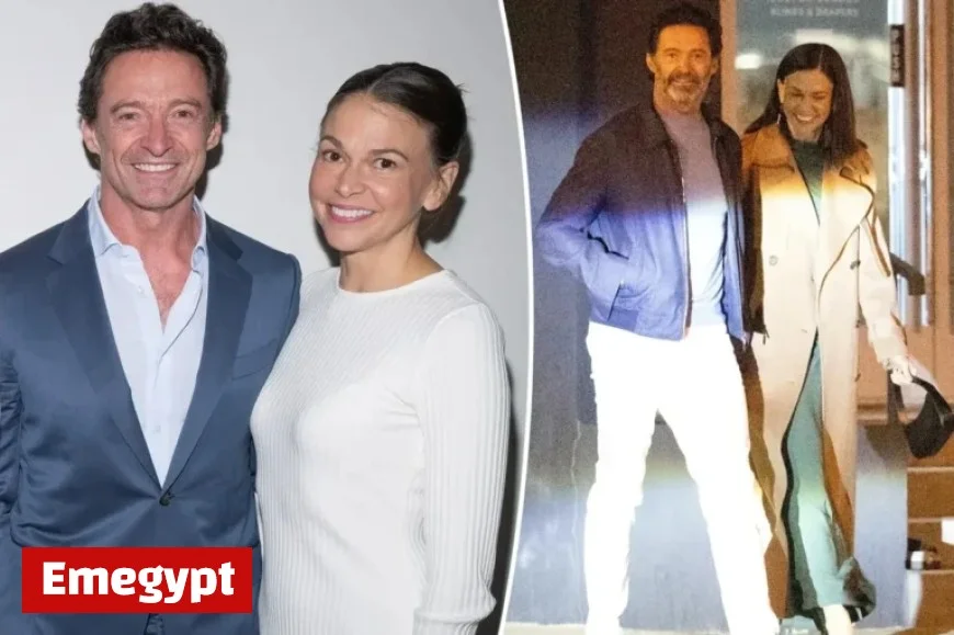 Sutton Foster and Hugh Jackman Enjoy Rare NYC Date Night Photo