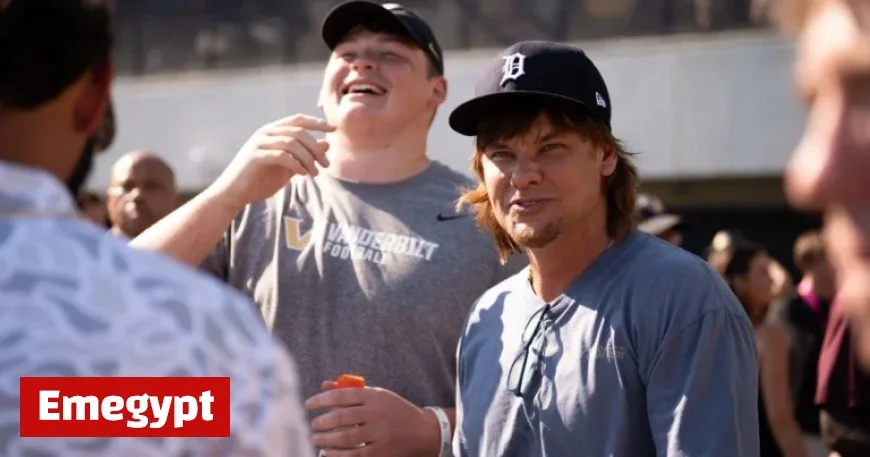 Theo Von Interrupts Diego Pavia Interview, Shares Vanderbilt Sideline Stories