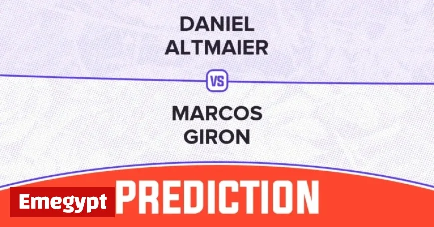 Daniel Altmaier vs Marcos Giron: ATP Paris Masters 2025 Prediction