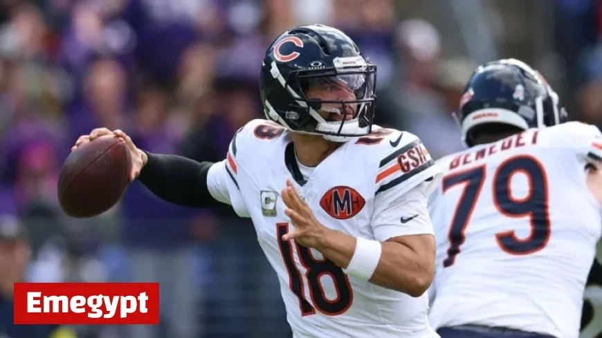 Bears Struggle with Red Zone Issues and Caleb Williams’ Inaccuracy Against Ravens