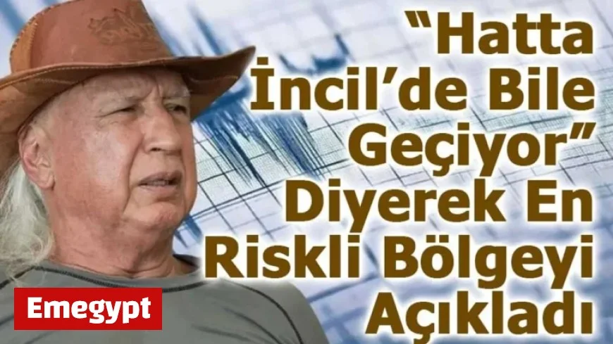 Şener Üşümezsoy Warns: Ege Region Most At-Risk, Even Cited in Bible