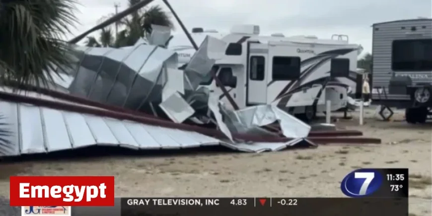 Severe Weather Strikes Mexico Beach: Assessing Damage
