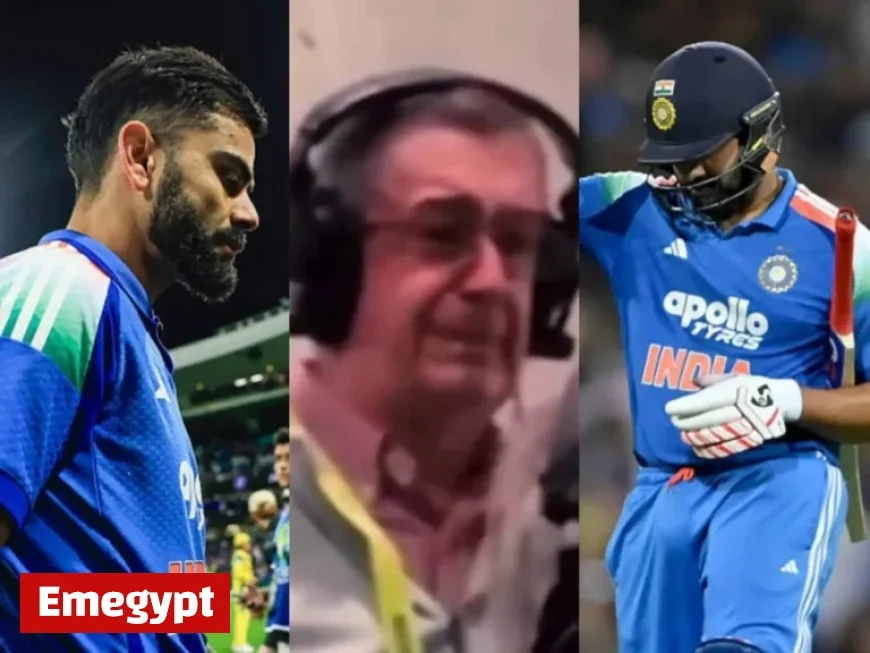 Australian Commentator Breaks Down in Tears Live After Ro-Ko Impact