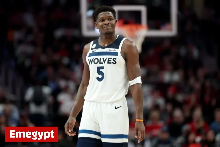 Wolves’ Anthony Edwards Likely Out Eight Games Due to Hamstring Strain
