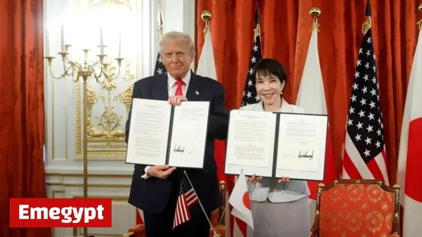 Trump Meets Japan’s First Female Leader, Signs Critical Mineral Supply Deal