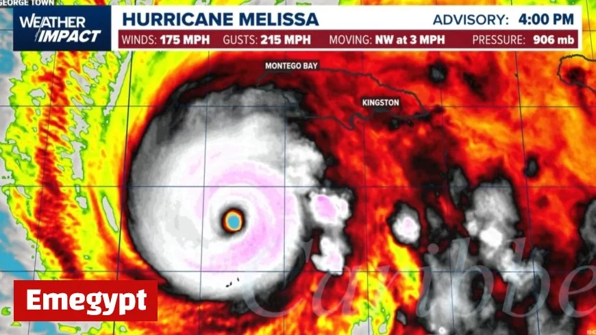 Tropical Storm Melissa Explodes Into Catastrophic Category 5 Hurricane Aiming Directly at Jamaica