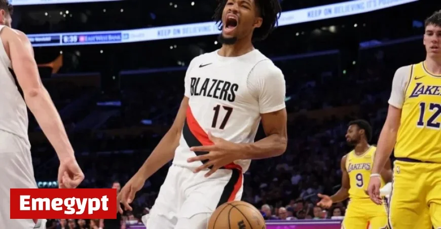 Shaedon Sharpe Sets New Blazers Record in Win Over Lakers