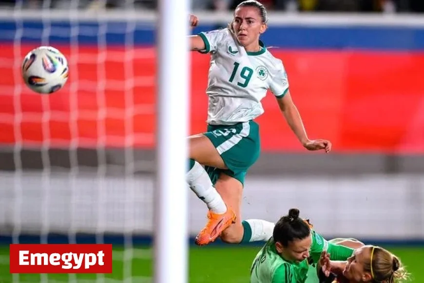 Abbie Larkin Celebrates Unforgettable Night with Last-Minute Goal Securing Ireland’s Play-Off Triumph Over Belgium