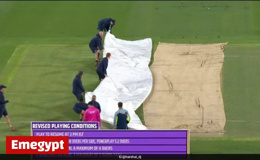India vs Australia 1st T20I Overs Reduced After Brief Rain Delay Due to Unusual Rule Explained