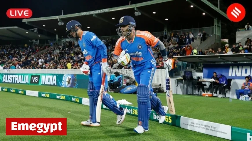 India vs Australia 1st T20 Live Cricket Score Update: Rain Forces Match Cancellation in Canberra