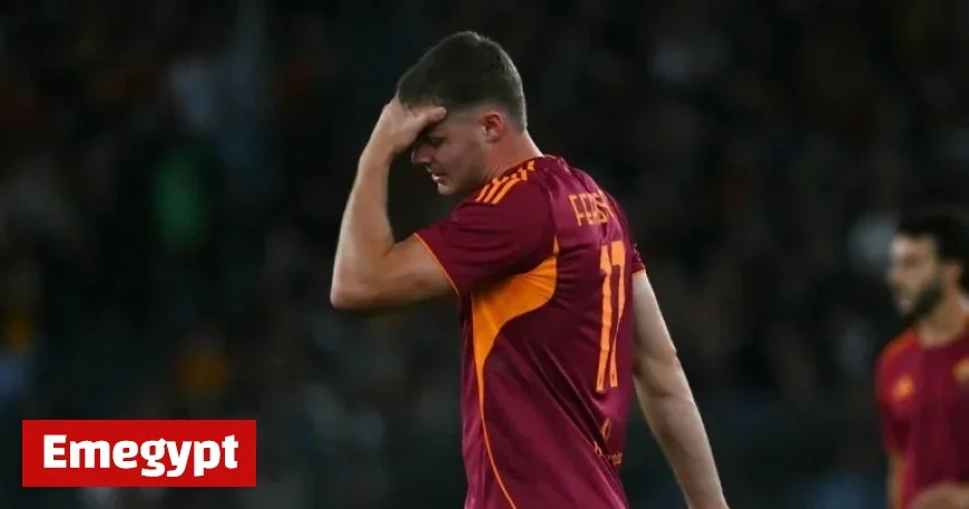 Evan Ferguson Injured Early in Roma Serie A Match Against