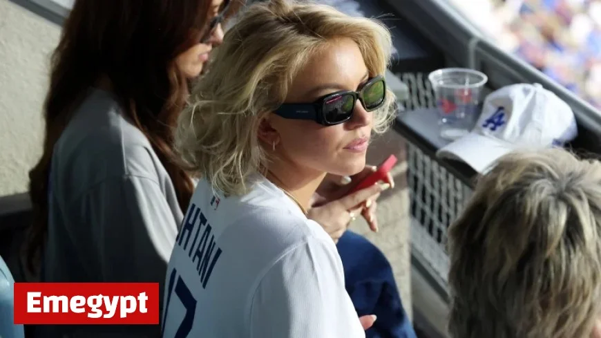 Sydney Sweeney Stuns with Her Unique Cowboy Boots Winning a World Series Style Trophy