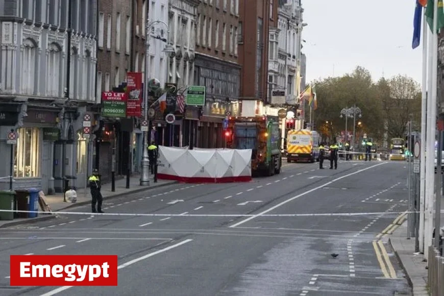 Major Collision Closes Dublin’s Dame Street as Gardaí Investigate Scene