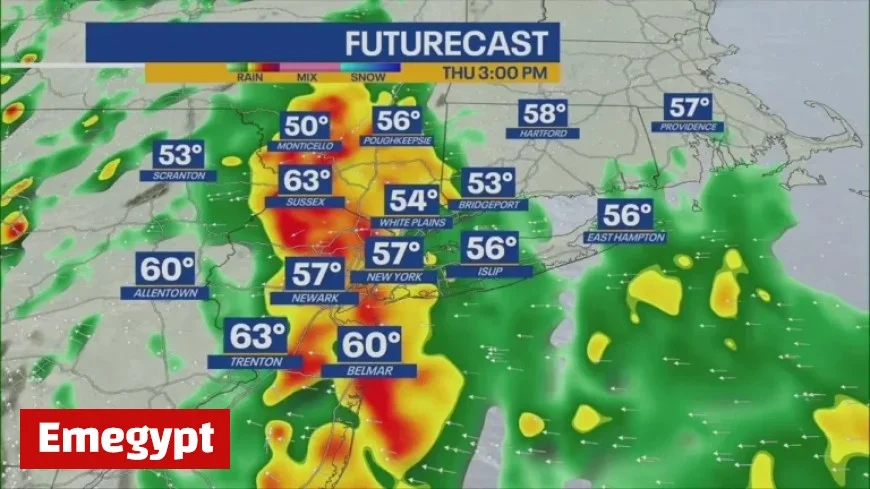 NYC Braces for Heavy Rain and Storms Threatening Thursday Evening Commute