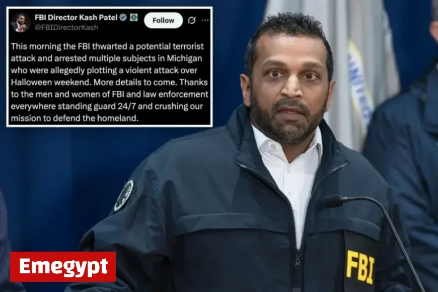 Kash Patel Reveals Foiled Halloween Terror Plot in Michigan