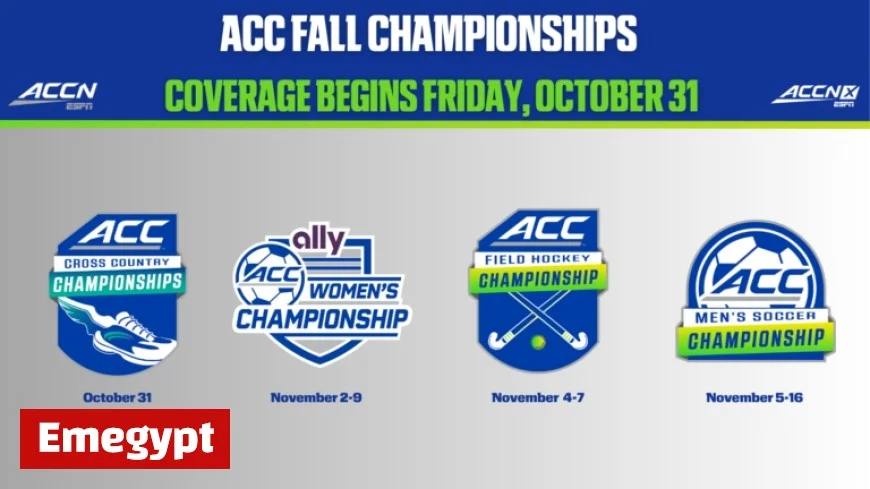 ACC Network Launches Fall Championship Coverage, Crowning Champions Through November 16