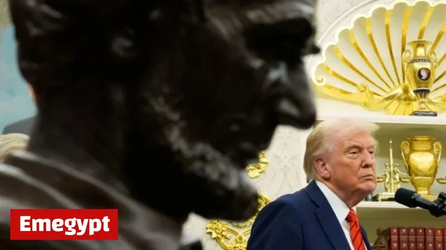 Trump Unveils Renovated Lincoln Bedroom Bathroom in Ongoing White House Remodel