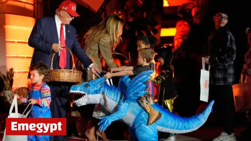 Trump Celebrates Halloween at White House with Superheroes and Lookalikes Amid Shutdown