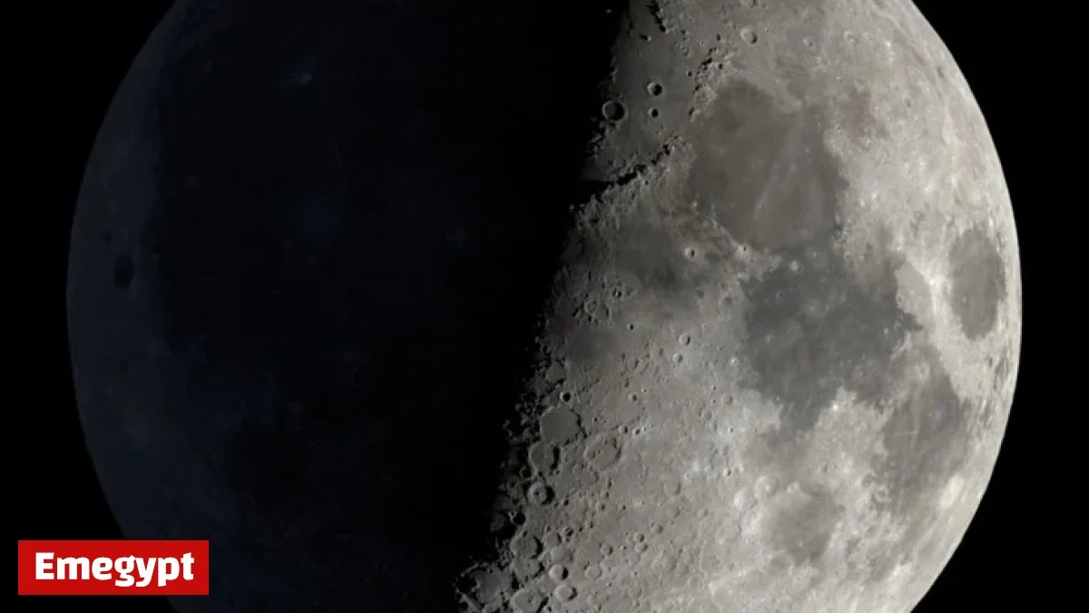 Image for First Quarter Moon Illuminates the Sky on October 29, Wednesday