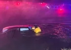 Firefighter Rescues Elderly Man from Submerged Car in West Chester Pond