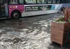 Commuters in Staffordshire Face Challenges as Flash Floods Follow Heavy Deluge