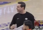 JJ Redick Reacts Angrily, Calls Timeout After Lakers Allow Late Basket
