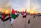 UAE Flag Garden Returns to Dubai’s Kite Beach