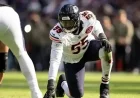 High-Paid Pass Rusher Out for Season, Reports Chicago Bears