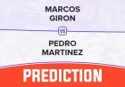 Marcos Giron vs Pedro Martinez 2025 ATP Athens Prediction