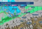 Rain and Snow Predicted for Monday’s Weather Forecast