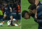 Achraf Hakimi’s Emotional Reaction as Luis Diaz Is Sent Off for Horrific Tackle After Scoring Twice in PSG Match