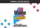 Live Results for 2025 Maine Ballot Measures Election