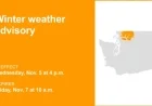 Winter Weather Advisory Issued for Cascades in Whatcom, Skagit Until Friday