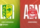 Live Coverage: AEK Larnaca vs Aberdeen in UEFA Conference League
