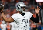 Raiders QB Geno Smith Sustains Quad Contusion During Thursday Night Defeat to Broncos