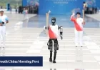 China Showcases Humanoid Robots in National Games Torch Relay Chariots of Wire